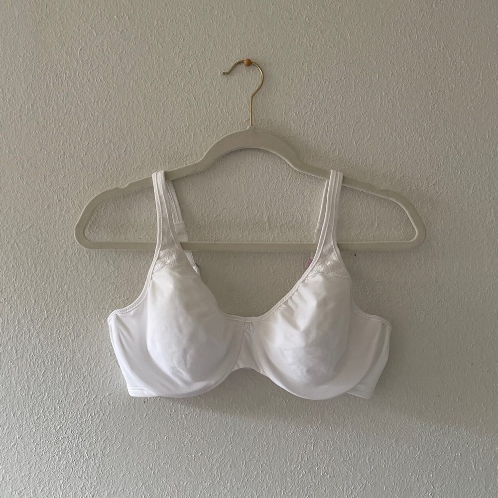 BALI Minimizer Bra Passion for Comfort Underwire Bra Bali 3385 White 36D